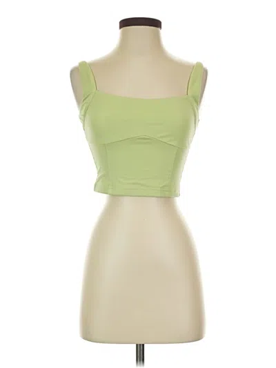Pre-owned Ogl Tube Top Green Strapless Neckline Tops