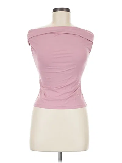 Pre-owned Ogl Tube Top Pink Strapless Neckline Tops