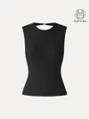 Oglmove Back Smoothing Cooling Open-back Bra Tank In Black