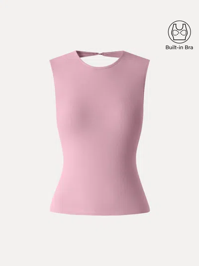 Oglmove Back Smoothing Cooling Open-back Bra Tank In Pink