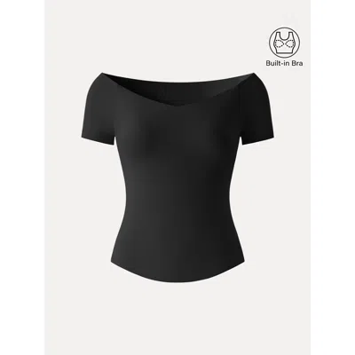 Oglmove Back Smoothing Slimming Non-slip Bra Top In Black