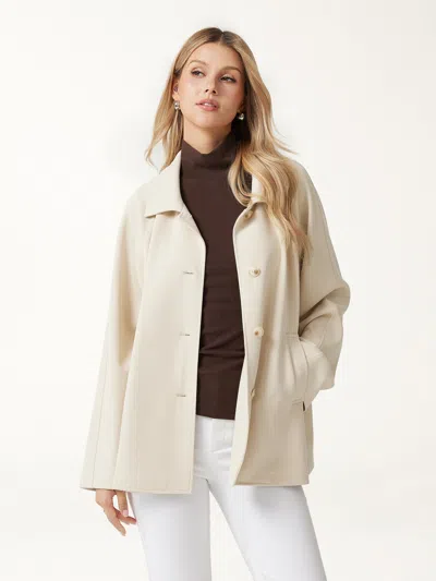 Oglmove Bamboo Ponte Notched Collar Long Sleeve Belted Jacket In Animal Print