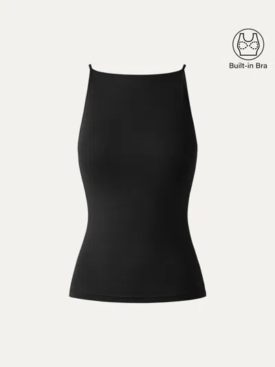 Oglmove Camilla Bra Tank Top In Black