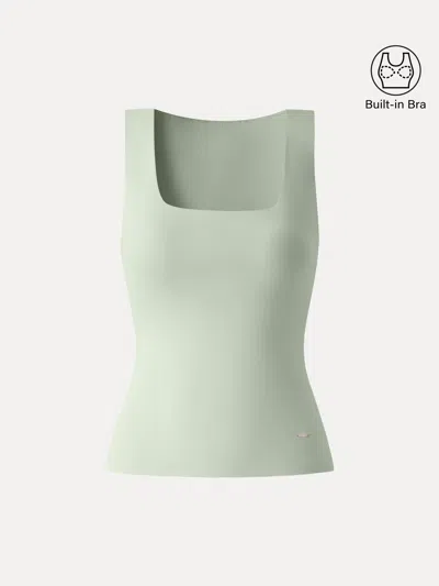 Oglmove Cooling Essential Summer Bra Tank In Green