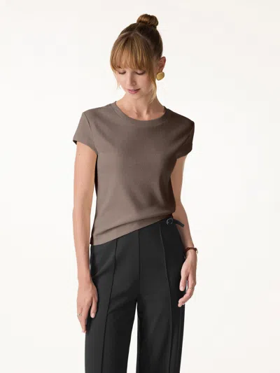 Oglmove Cooling Essential Summer Tee In Milk Chocolate