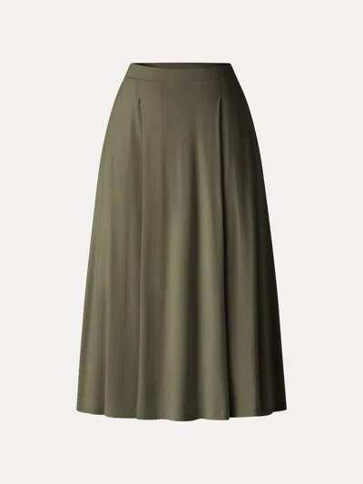 Oglmove Cooltouch Circle Flare Midi Skirt With Pockets