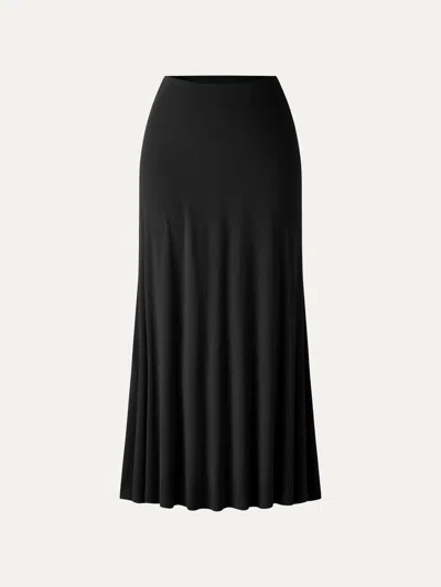 Oglmove Cooltouch Flowy Maxi Flared Skirt In Multi