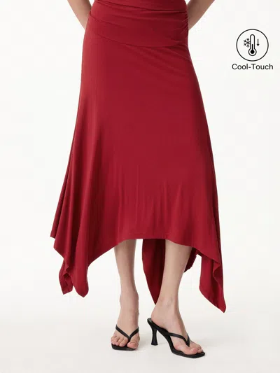Oglmove Cooltouch Handkerchief Hem Ankled Skirt