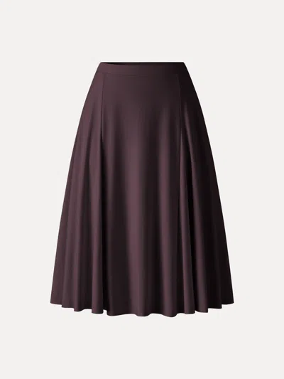 Oglmove Cooltouch Midi Circle Flare Skirt With Pockets