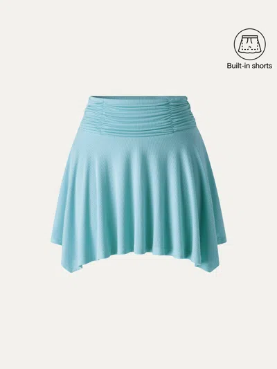 Oglmove Cooltouch Playful Mini Skirt In Brown