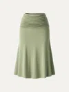 Oglmove Cooltouch Ruched Midi Mermaid Skirt