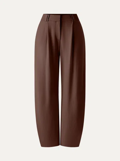 Oglmove Cooltouch Stretch Ponte High Rise Cropped Barrel Pants