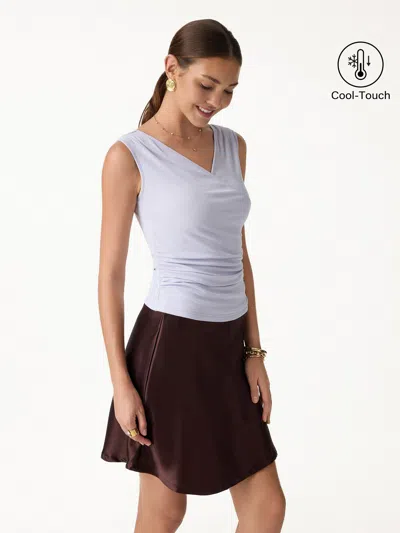 Oglmove Cooltouch Surplice Neck Gathered Waist Top