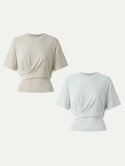 Oglmove Crewneck Short Sleeve Tucked Tee