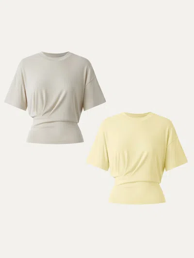 Oglmove Crewneck Short Sleeve Tucked Tee