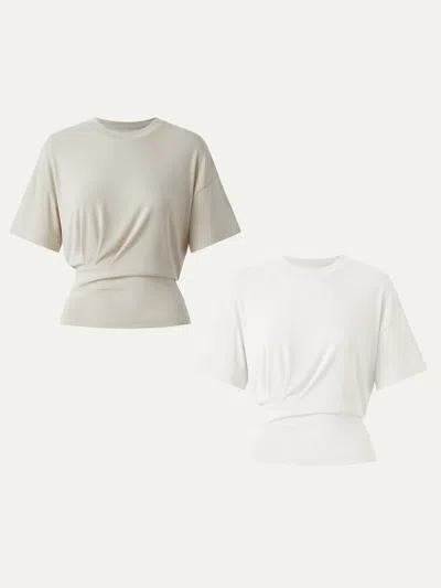 Oglmove Crewneck Short Sleeve Tucked Tee