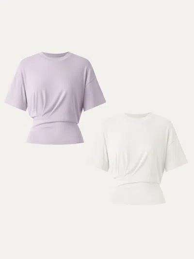 Oglmove Crewneck Short Sleeve Tucked Tee