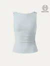 Oglmove Elastic Open Back Bra Tank In Multi