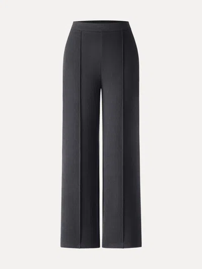 Oglmove Gingerwarm Mid-rise Straight-leg Pintuck Pants With Pockets In Animal Print