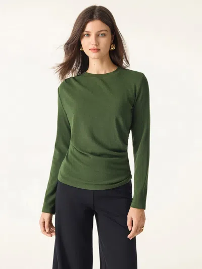 Oglmove Light Warm Crewneck Tucked Top