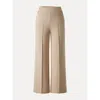 Oglmove 4-way Stretch A-line Wide Leg Pull-on Work Pants With Pockets In Neutral