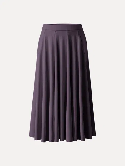Oglmove Lyocell Blend Volume Skirt With Pockets