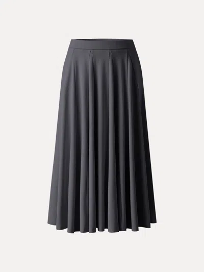 Oglmove Lyocell Blend Volume Skirt With Pockets