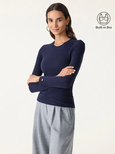 Oglmove Maxwarm Crewneck Long Sleeve Bra Top