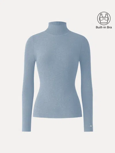 Oglmove Maxwarm Turtleneck Long Sleeve Bra Top