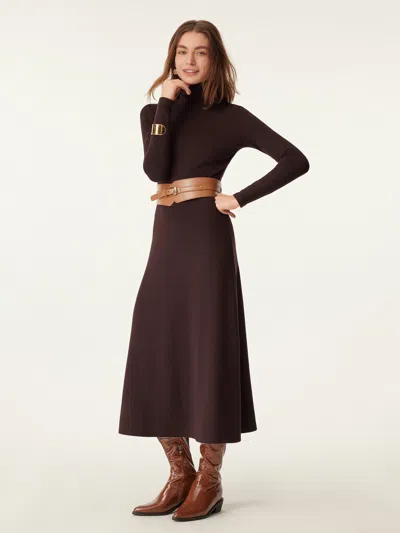 Oglmove Maxwarm Turtleneck Midi Dress