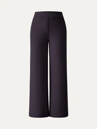 Oglmove Mid Rise Pull-on Straight Pant With Pockets In Purple Gloam