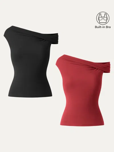 Oglmove Multi-wear Versatile Necklines Bra Top