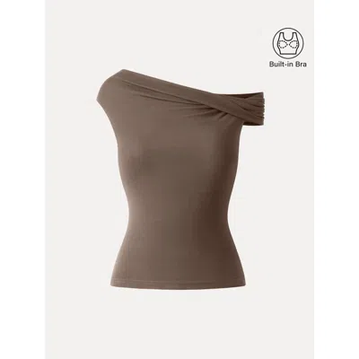 Oglmove Multi-wear Versatile Styling Necklines Bra Top In Iced Mocha