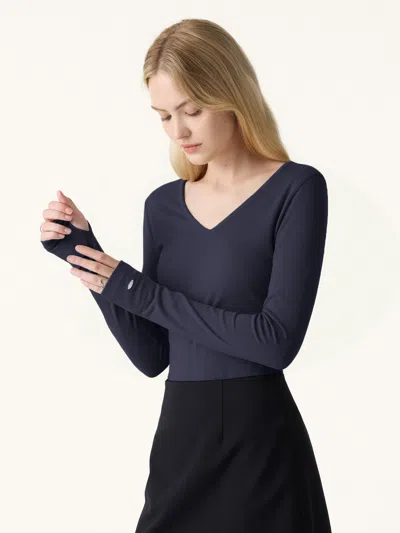 Oglmove Non-itch Lyocell Wool Multi-wear Long Sleeve Top