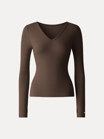 Oglmove Non-itch Lyocell Wool Multi-wear Long Sleeve Top