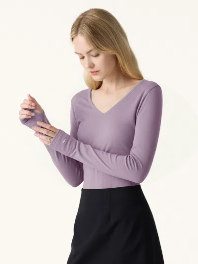 Oglmove Non-itch Lyocell Wool Multi-wear Long Sleeve Top