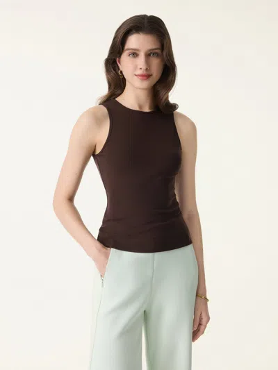 Oglmove Non-itch Lyocell Wool Round Neck Tank