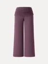 Oglmove Non-itchy Wool Blend Drapey Wide Leg Pull-on Pants With Pockets