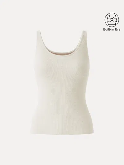 Oglmove Pointelle Essential U-neck Bra Tank