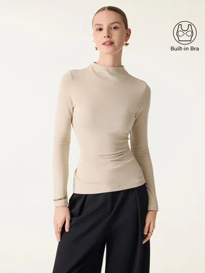 Oglmove Prowarm Mockneck Long Sleeve Bra Top