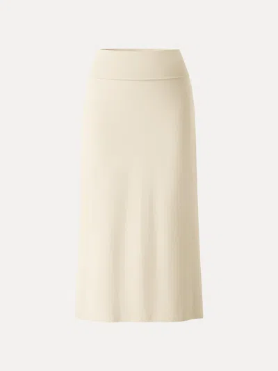 Oglmove Skinkiss Cooling Fold-down Waistband Midi Column Skirt