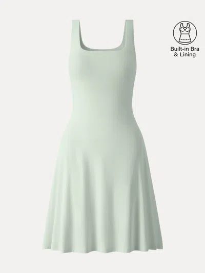 Oglmove Skinkiss Cooling Square Neck Mini Bra Dress