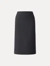 Oglmove Slimming A-line Pull-on Midi Skirt