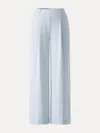 Oglmove Stretchy Flowy High Rise Wide Leg The Success Pants In Blue