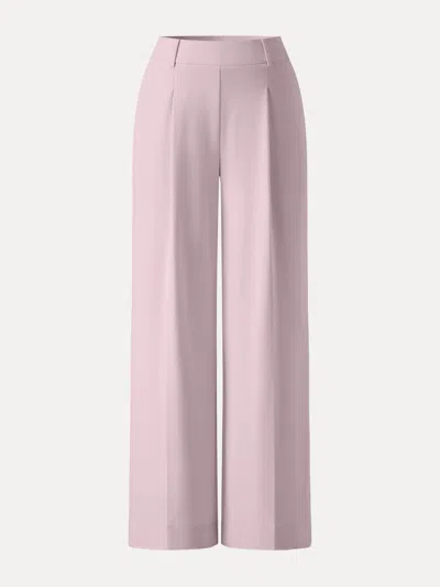 Oglmove Stretchy Flowy High Rise Wide Leg The Success Pants In Pink