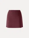 Oglmove Stretchy Mid Rise A-line Pull-on Skirt