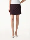 Oglmove Stretchy Mid Rise A-line Pull-on Skirt