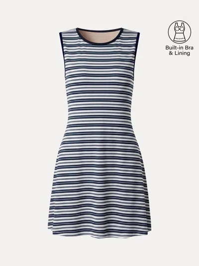 Oglmove Striped Easy Mini Bra Dress In Multi