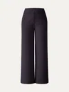 Oglmove Textured Mid Rise Pull-on Straight Pant With Pockets In Blue