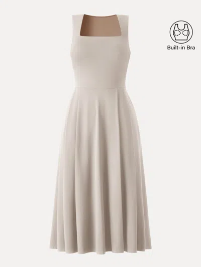Oglmove The Anytime Little Black Bra Dress With Pockets In Neutral